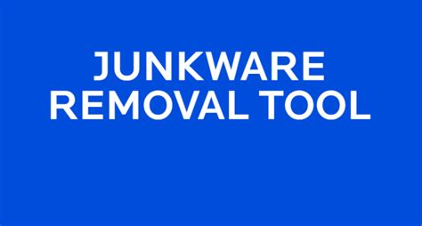 Junkware Removal Tool for Windows